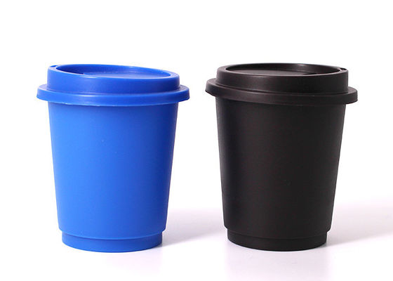 Niebieska kawa rozpuszczalna w plastikowym pudełku Druk offsetowy Logo prasy dla mieszanki Decafe Mix Espresso